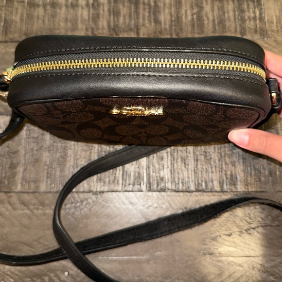Coach Jamie Camera Black and Brown Crossbody Bag🌷 - Picture 9 of 15